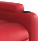 Preview: Relaxsessel Elektrisch Rot Kunstleder