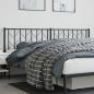 Preview: Kopfteil Metall Schwarz 200 cm