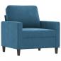 Preview: Sessel Blau 60 cm Samt