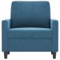 Preview: Sessel Blau 60 cm Samt