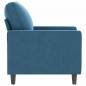 Preview: Sessel Blau 60 cm Samt