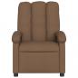 Preview: Massagesessel Elektrisch Braun Stoff