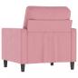 Preview: Sessel Rosa 60 cm Samt