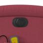 Preview: Massagesessel Elektrisch Weinrot Stoff