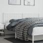 Preview: Kopfteil Metall Weiß 180 cm