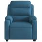 Preview: Relaxsessel Blau Samt