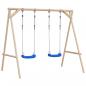 Preview: ARDEBO.de -   Schaukelsitze mit Seilen 2 Stk. Blau 38x16 cm PE