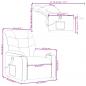 Preview: Massagesessel Taupe Stoff
