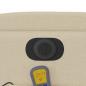 Preview: Massagesessel Elektrisch Creme Stoff