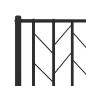 Preview: Bettgestell mit Kopfteil Metall Schwarz 150x200 cm
