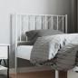 Preview: Kopfteil Metall Weiß 90 cm