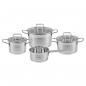 Preview: ProfiCook Kochtopfset PC-KTS 1224, 7-tlg, induktionsgeeignet, edelstahl