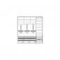 Preview: STRIEBEL & JOHN DA47GH Komplettschrank A47 2Z1S1V5A2, 1100x1050x215mm, 2 Zähler, 63A (2CPX054274R9999)