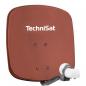 Preview: TechniSat DigiDish 45 rot mit Twin LNB (1445/2882)