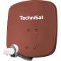 Preview: TechniSat DigiDish 45 rot mit Twin LNB (1445/2882)