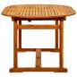 Preview: Garten-Esstisch (160-240)x100x75 cm Massivholz Akazie