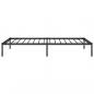 Preview: Bettgestell Metall Schwarz 100x200 cm