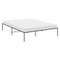 Preview: Bettgestell Metall Schwarz 150x200 cm