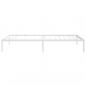 Preview: Bettgestell Metall Weiß 100x200 cm
