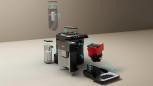 Preview: Siemens TQ513D01 EQ500 Kaffeevollautomat, 1500 W, Wassertank 1,9 L, TFT-Display, Klavierlack schwarz/ Daylight silver
