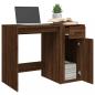 Preview: Schreibtisch Braun Eichen-Optik 100x49x75 cm Holzwerkstoff