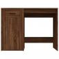Preview: Schreibtisch Braun Eichen-Optik 100x49x75 cm Holzwerkstoff