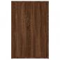 Preview: Schreibtisch Braun Eichen-Optik 100x49x75 cm Holzwerkstoff
