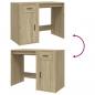 Preview: Schreibtisch Sonoma-Eiche 100x49x75 cm Holzwerkstoff
