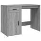 Preview: Schreibtisch Grau Sonoma 100x49x75 cm Holzwerkstoff