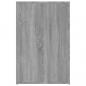 Preview: Schreibtisch Grau Sonoma 100x49x75 cm Holzwerkstoff