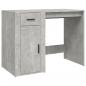 Preview: Schreibtisch Betongrau 100x49x75 cm Holzwerkstoff