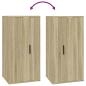 Preview: TV-Wandschrank Sonoma-Eiche 40x34,5x80 cm