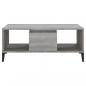 Preview: Couchtisch Grau Sonoma 90x50x36,5 cm Holzwerkstoff