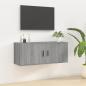Preview: ARDEBO.de - TV-Wandschrank Grau Sonoma 100x34,5x40 cm