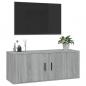 Preview: TV-Wandschrank Grau Sonoma 100x34,5x40 cm