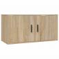 Preview: TV-Wandschrank Sonoma-Eiche 80x34,5x40 cm