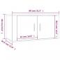 Preview: TV-Wandschrank Sonoma-Eiche 80x34,5x40 cm
