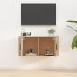 Preview: TV-Wandschrank Sonoma-Eiche 80x34,5x40 cm