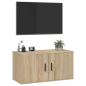 Preview: TV-Wandschrank Sonoma-Eiche 80x34,5x40 cm