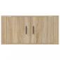 Preview: TV-Wandschrank Sonoma-Eiche 80x34,5x40 cm