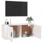 Preview: TV-Wandschrank Weiß 100x34,5x40 cm