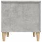 Preview: Couchtisch Betongrau 60x44,5x45 cm Holzwerkstoff
