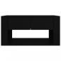 Preview: Couchtisch Schwarz 80x50x40 cm Holzwerkstoff