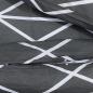 Preview: Bettwäsche-Set Grau 200x220 cm Baumwolle