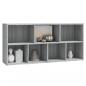 Preview: Bücherschrank Grau Sonoma 50x25x106 cm