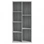 Preview: Bücherschrank Grau Sonoma 50x25x106 cm