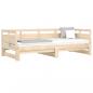 Preview: Tagesbett Ausziehbar Massivholz Kiefer 2x(90x200) cm