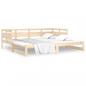 Preview: Tagesbett Ausziehbar Massivholz Kiefer 2x(90x200) cm