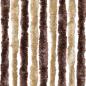 Preview: Insektenschutz-Vorhang Beige und Hellbraun 56x185 cm Chenille