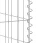 Preview: Gabionenwand für Mülltonnen Verzinkter Stahl 180x100x110 cm